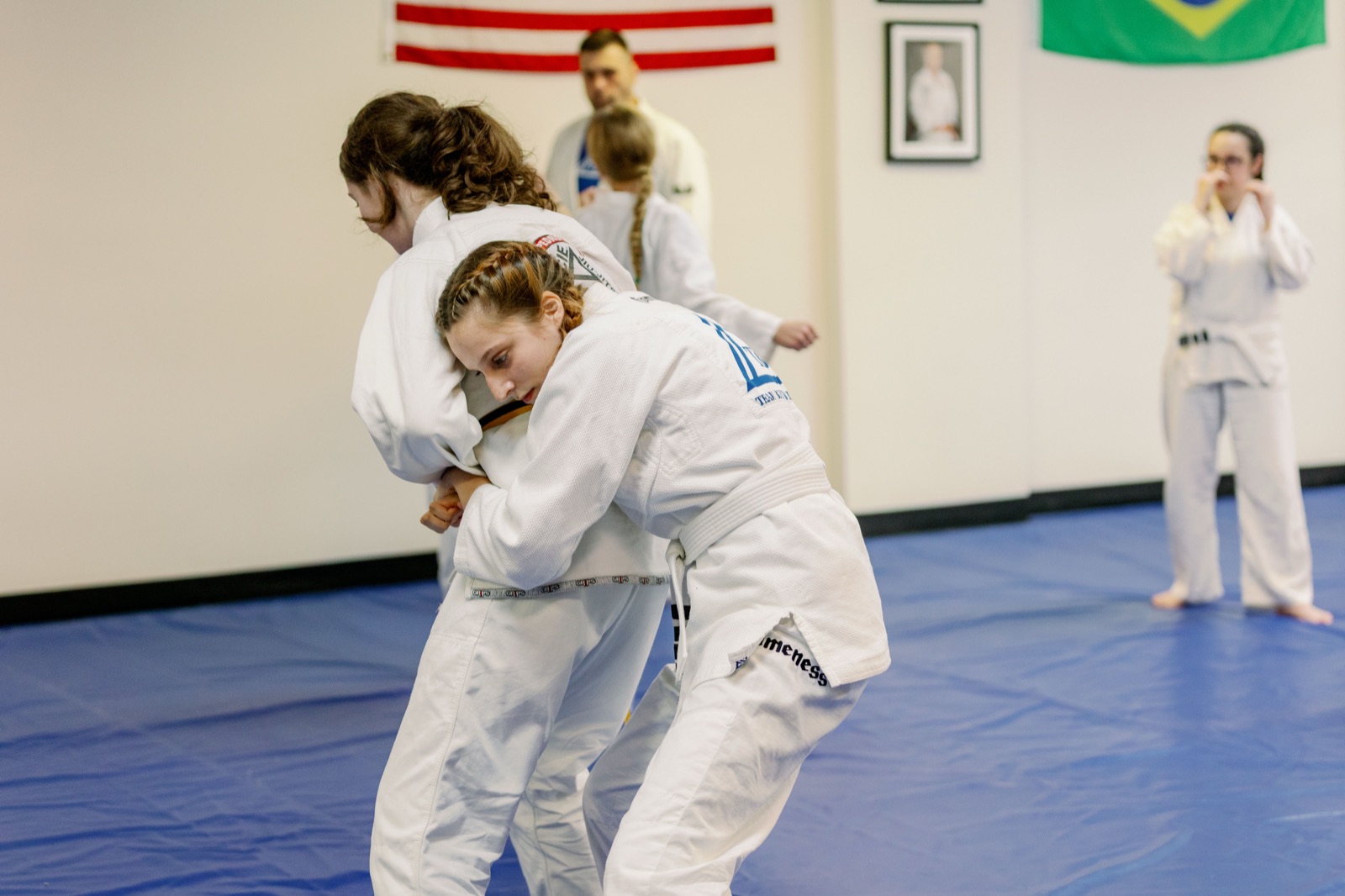 Teen Jiu-Jitsu training