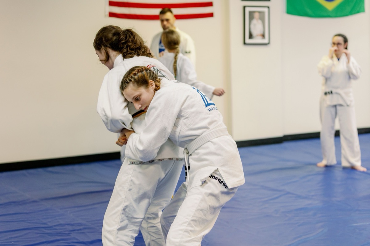 Teen Jiu-Jitsu training